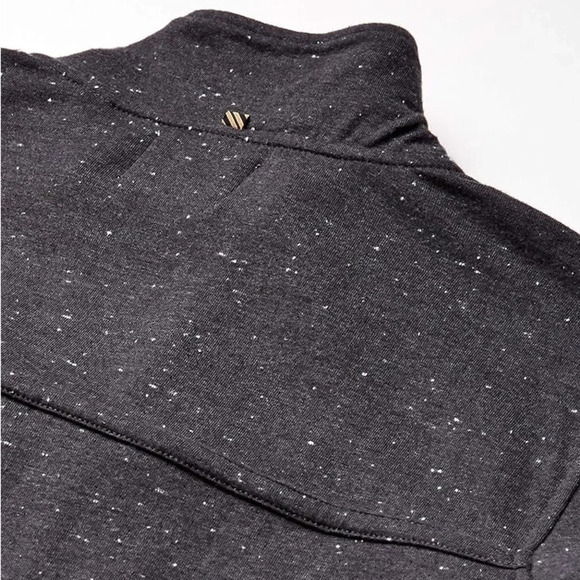 NWOT Billy Reid Mens Long Sleeve Donegal Half Zip Pullover Sweater Charcoal XL - Picture 8 of 9